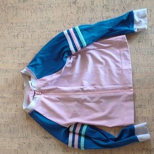 Hanna Andersson zip up swim shirt